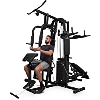 Klarfit Ultimate Gym - Estación de entranamiento- Musculatura de Gimnasio- Fitness Profesional- Ejercicios de Remo…